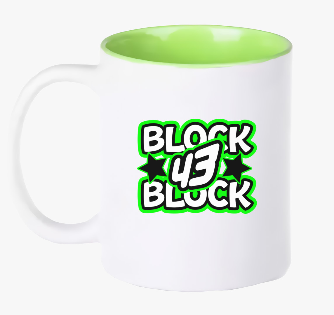 Ken Block star bögre — Zöld