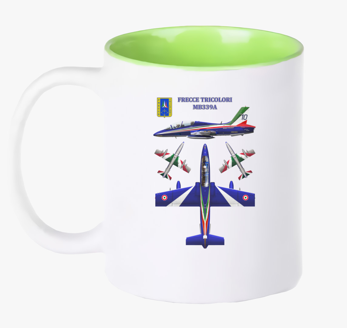 Frecce Tricolori 2 bögre — Zöld