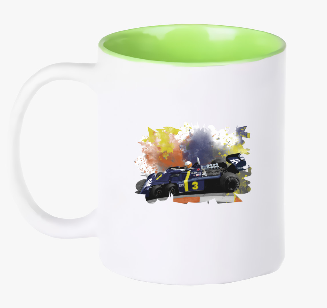 Jody Scheckter bögre — Zöld