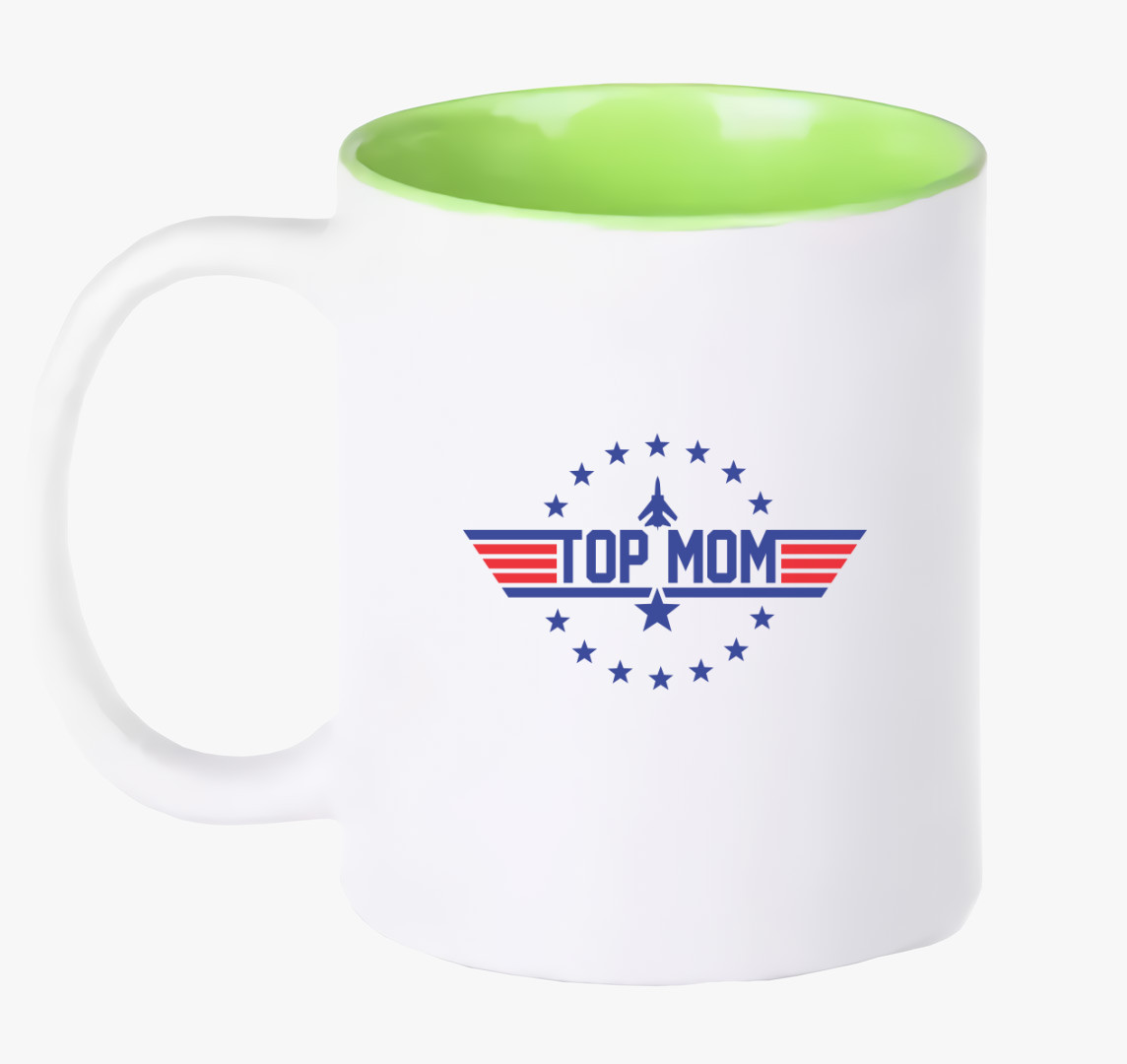 Top Mom bögre — Zöld
