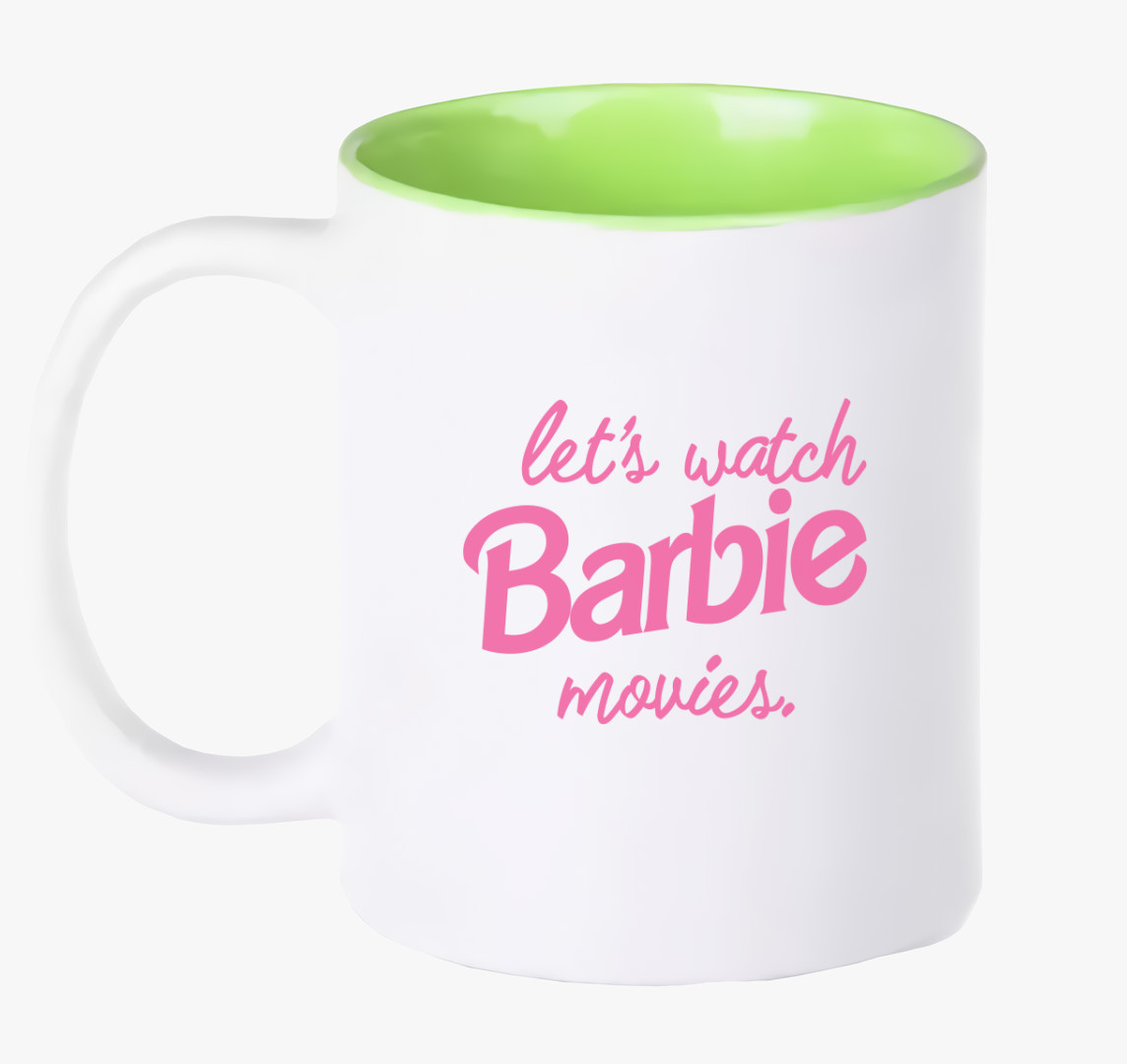 Let's watch Barbie movies bögre — Zöld