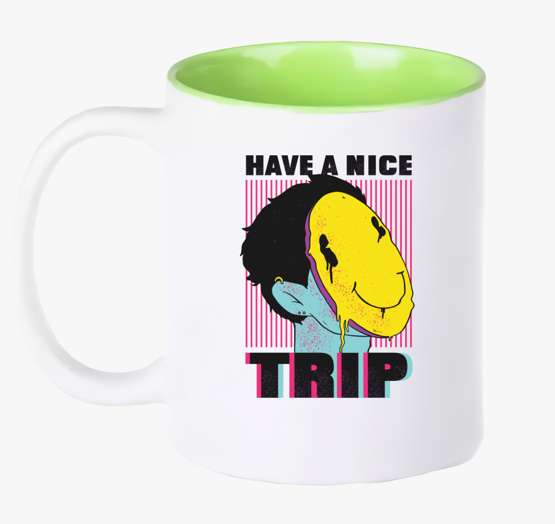 Have a nice trip bögre — Zöld