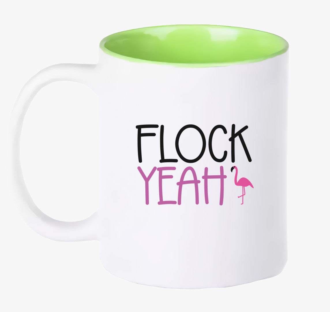 Flock yeah bögre — Zöld