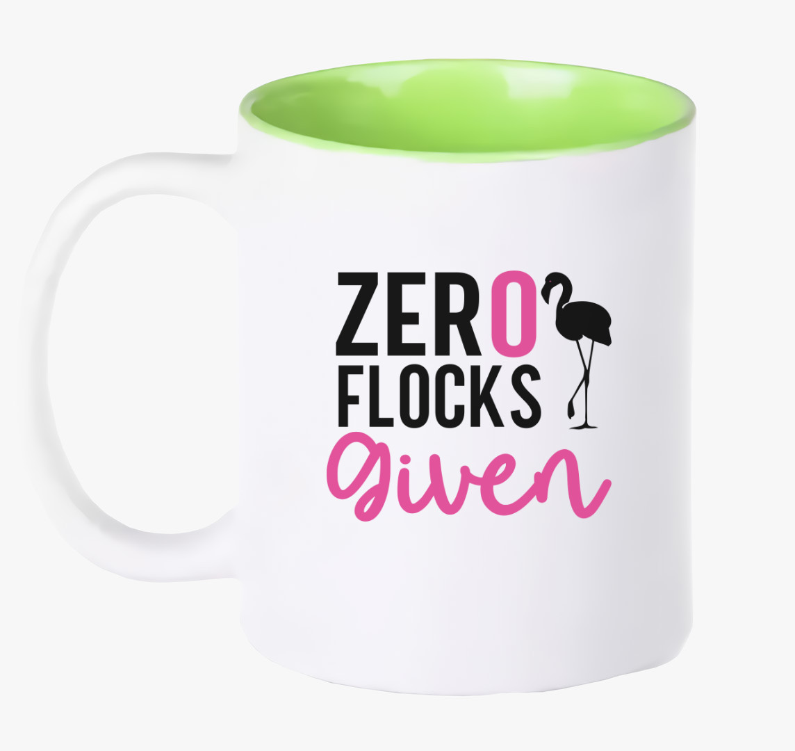Flamingo zero flocks bögre — Zöld