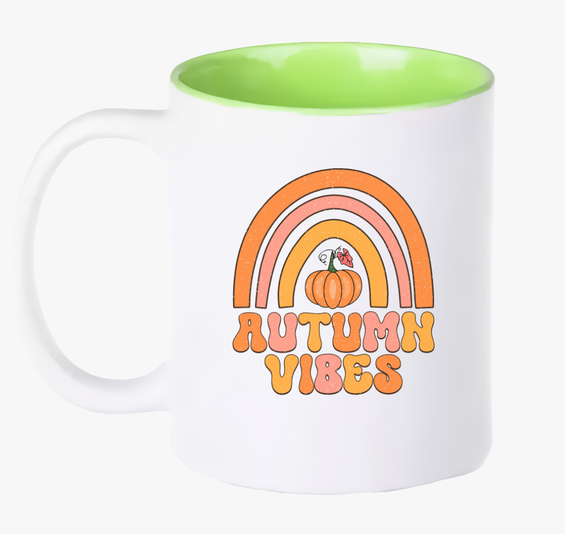 Autumn vibes bögre — Zöld