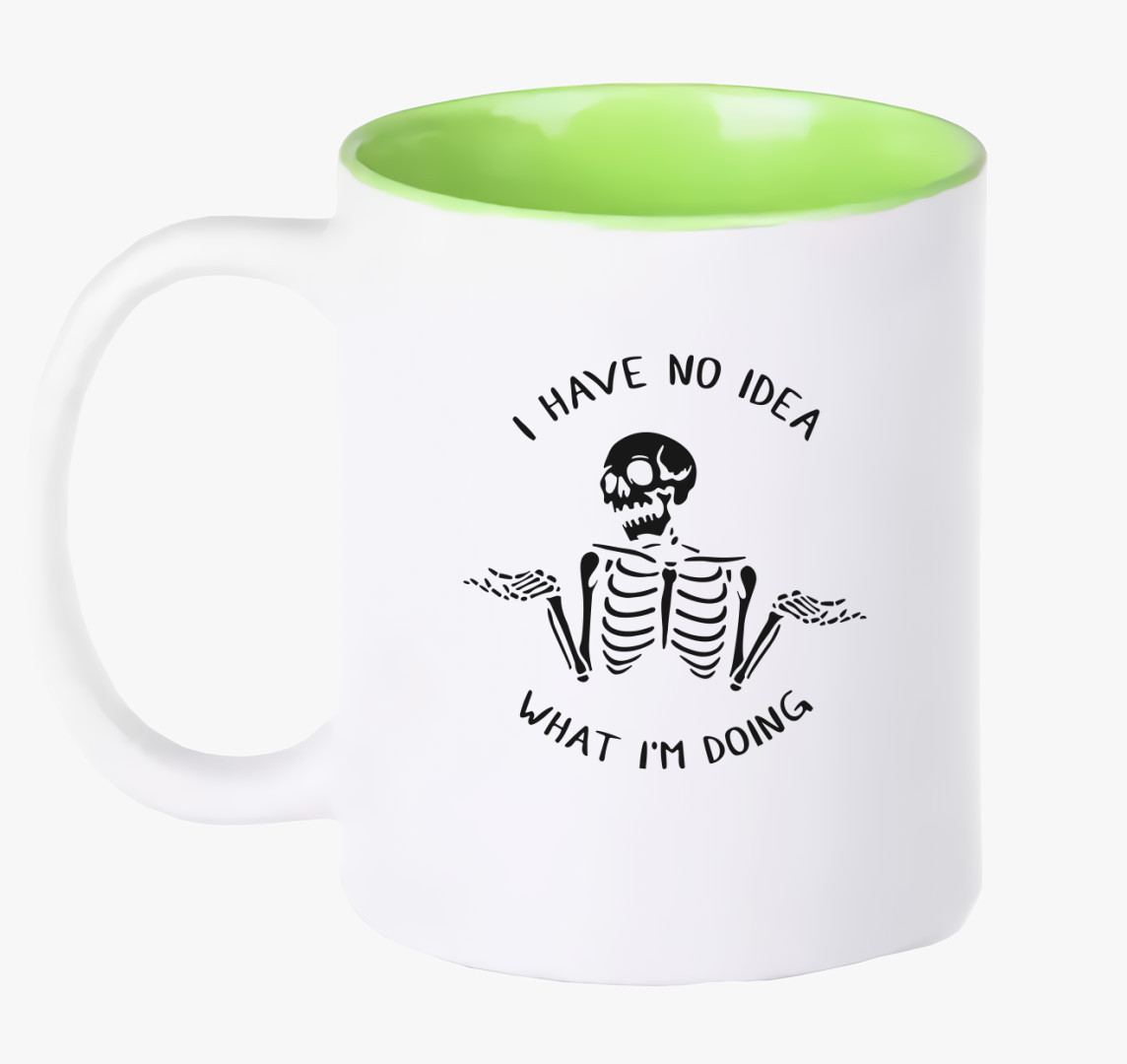 I have no idea bögre — Zöld
