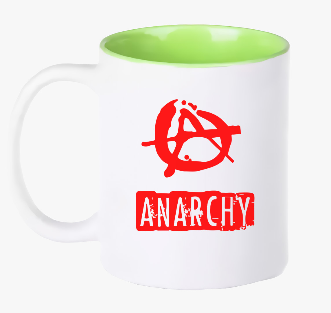 Anarchy bögre — Zöld
