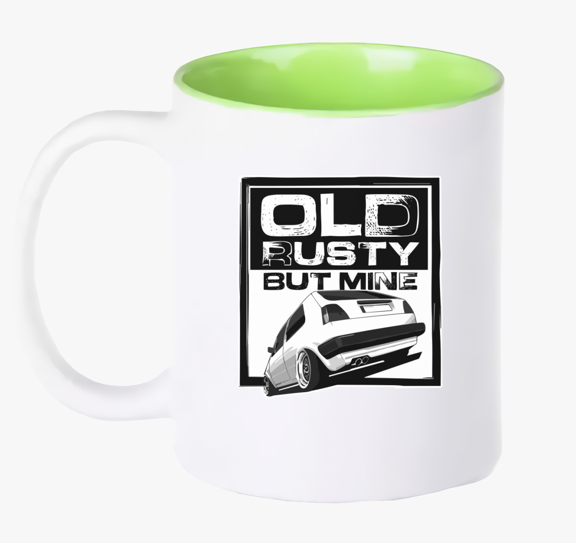 Old Rusty But Mine bögre — Zöld
