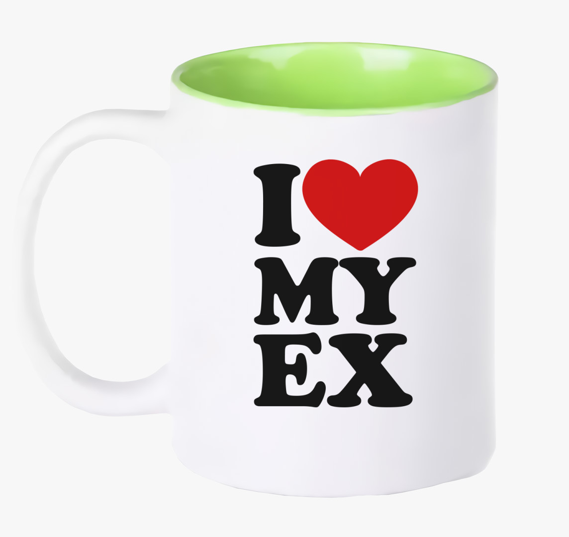 I love my ex bögre — Zöld