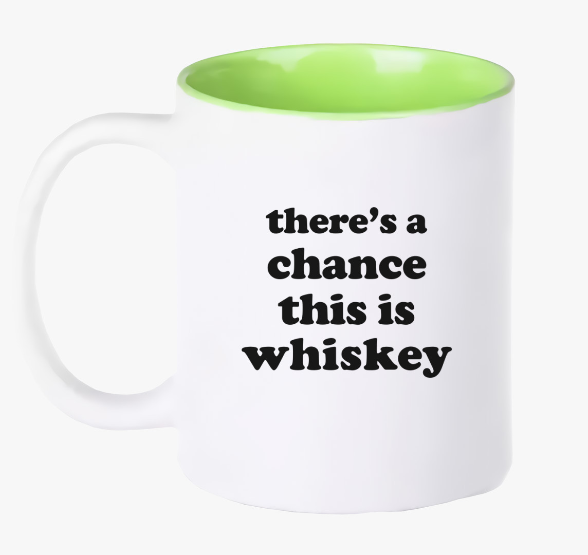 Whiskey chance bögre — Zöld