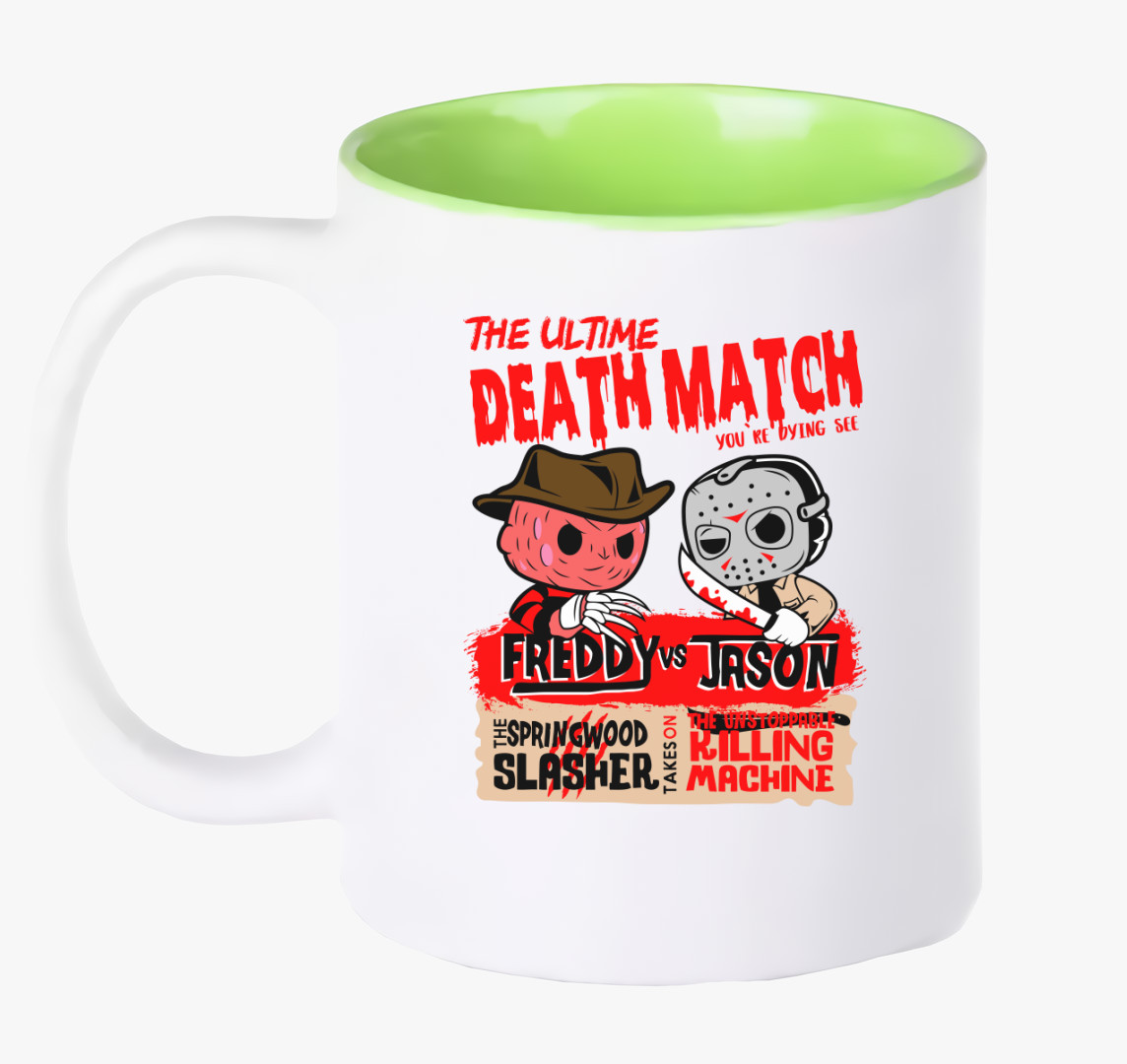 Freddy vs Jason bögre — Zöld