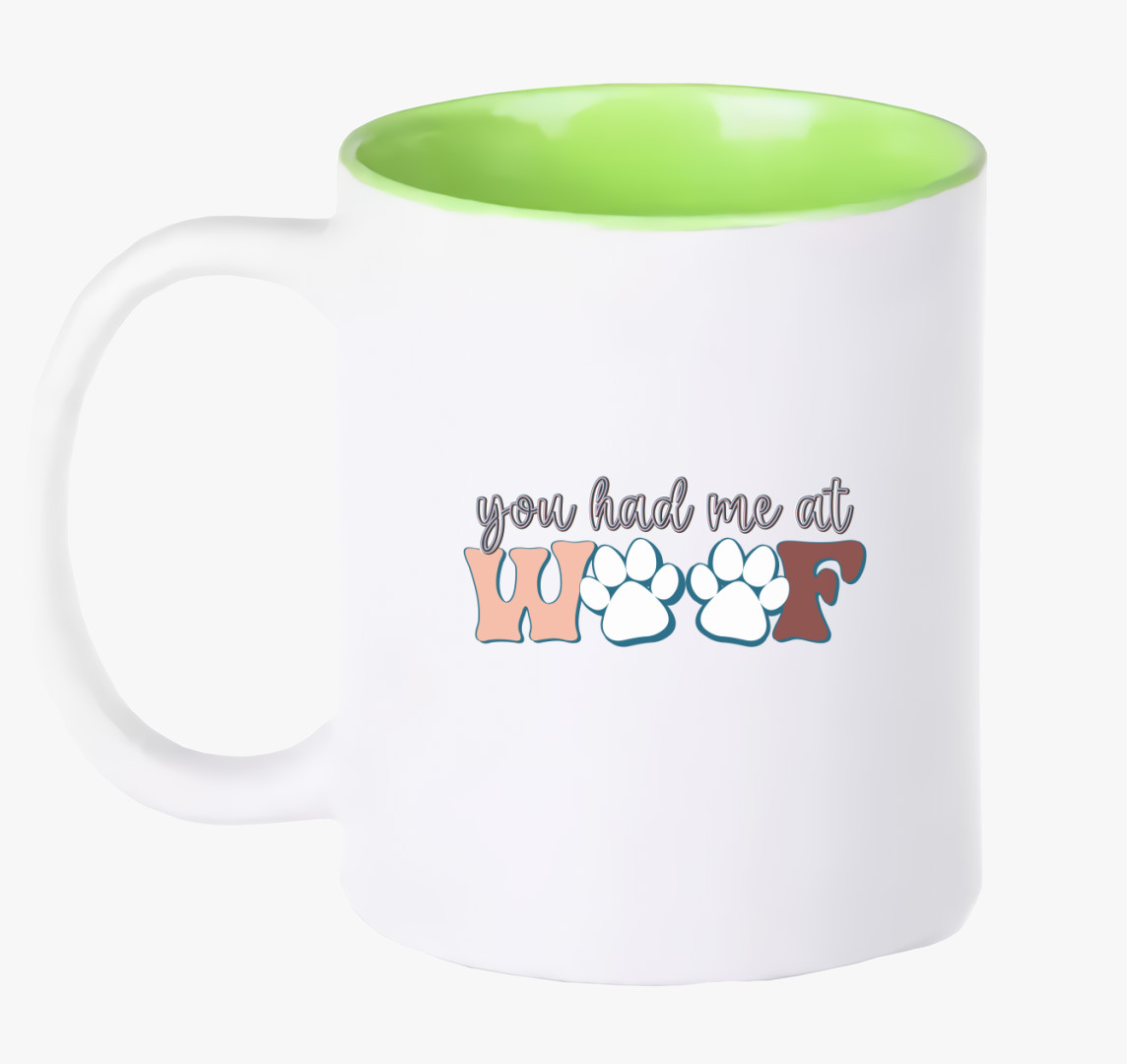 Woof bögre — Zöld