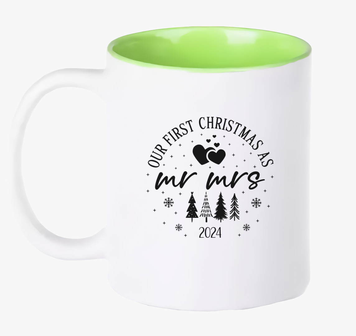 Xmas MR Mrs 2024 bögre — Zöld