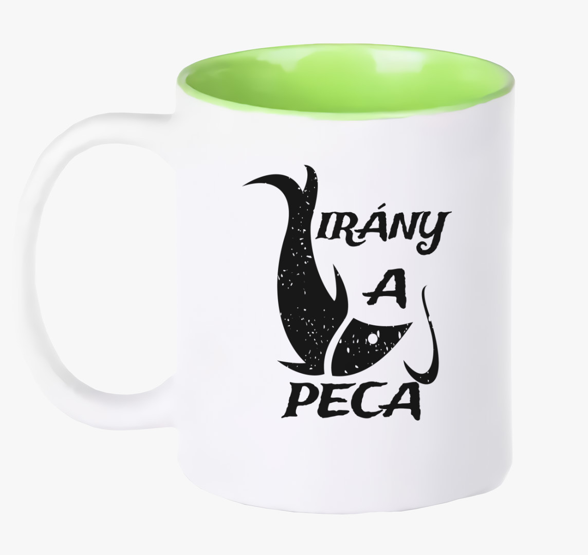 Irány a peca bögre — Zöld