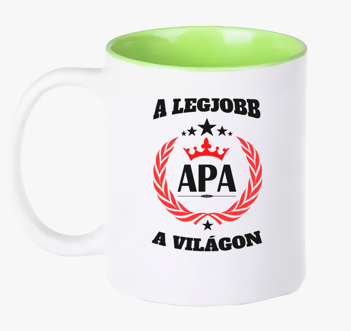 A legjobb apuka bögre — Zöld