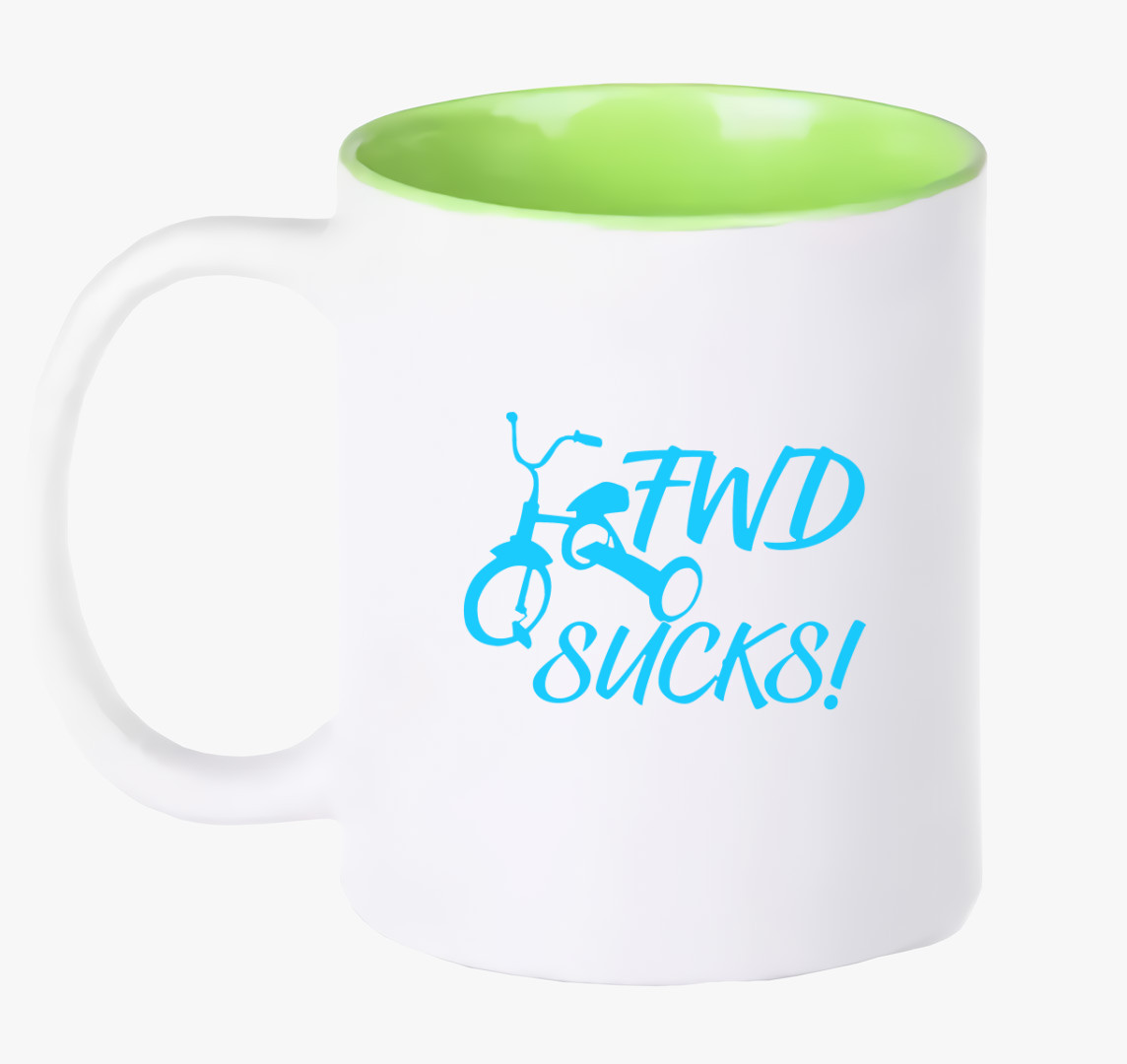 FWD Sucks! bögre — Zöld