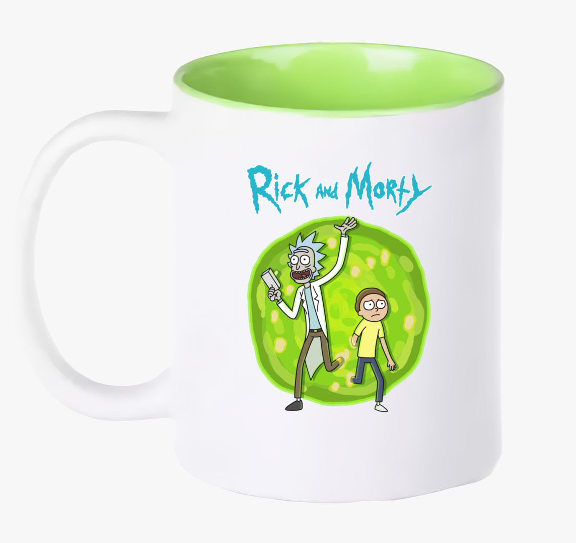 Rick and Morty bögre — Zöld