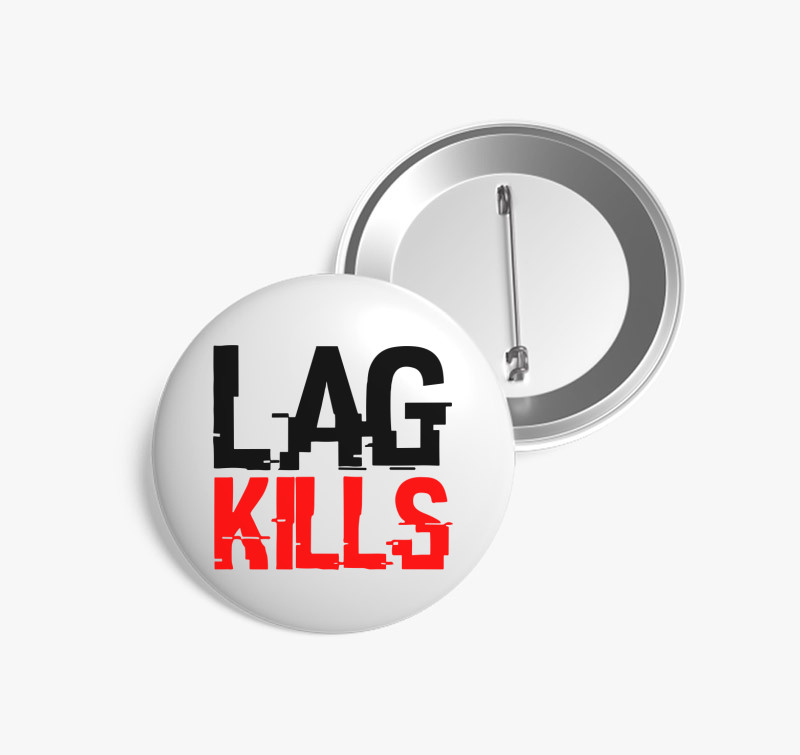 Lag kills kitűző — Fehér