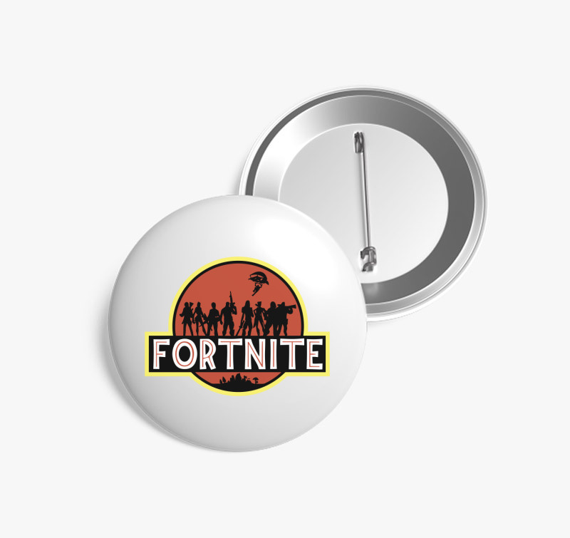 Fortnite Park kitűző — Fehér