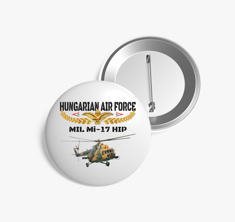 Aranysas Mi-17 kitűző — Fehér