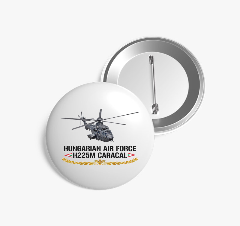 H225M Caracal kitűző — Fehér