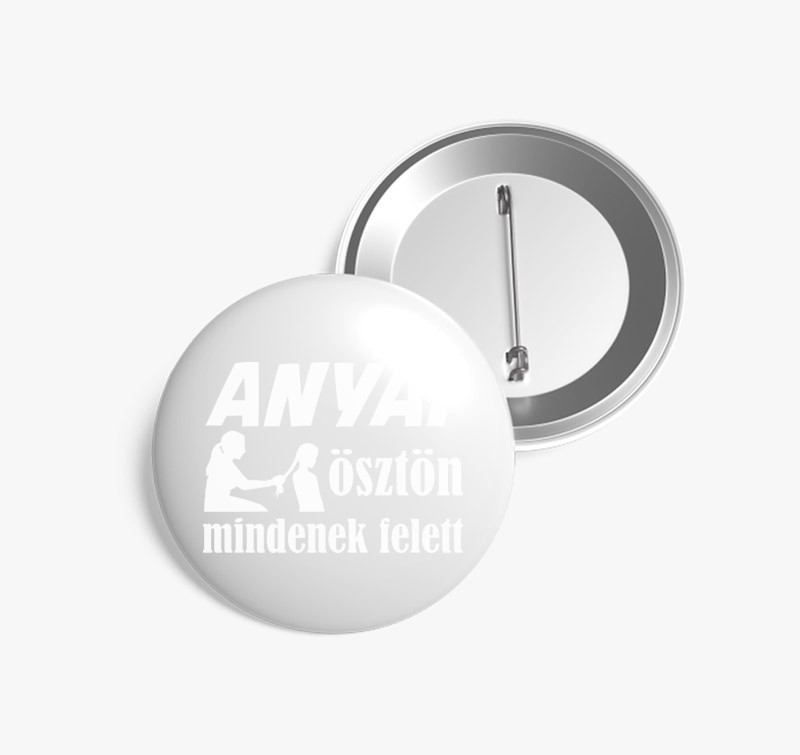 Anyai ösztönös kitűző — Fehér