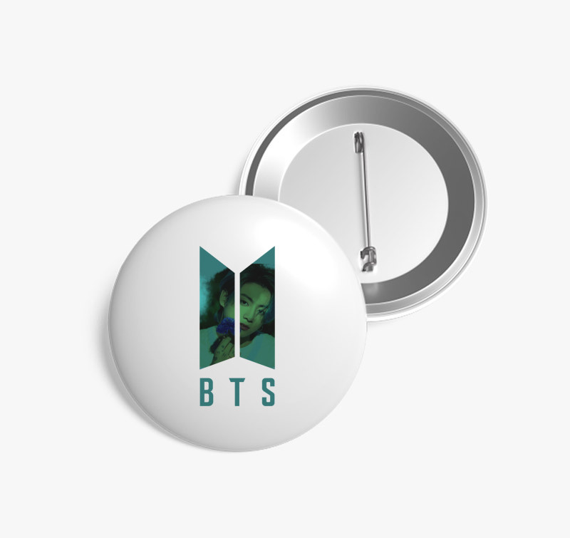 Bts-Jungkook kitűző — Fehér