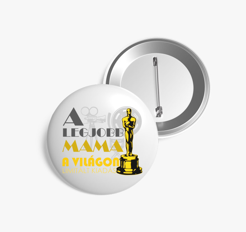 Oscar díjas mama kitűző — Fehér