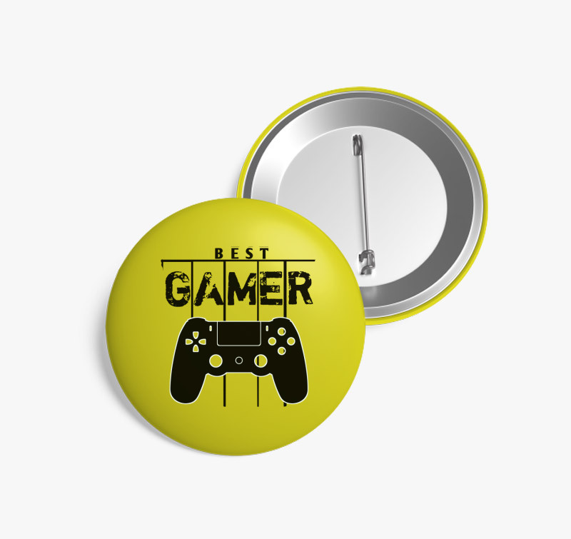 Best Gamer kitűző — Sárga