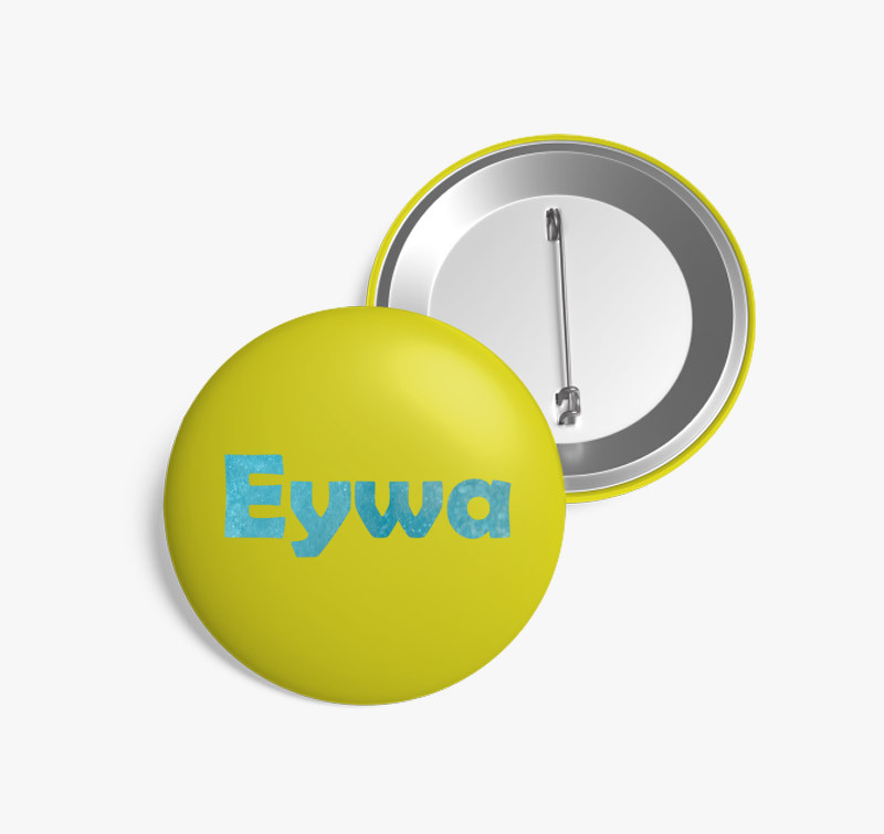 Eywa kitűző — Sárga