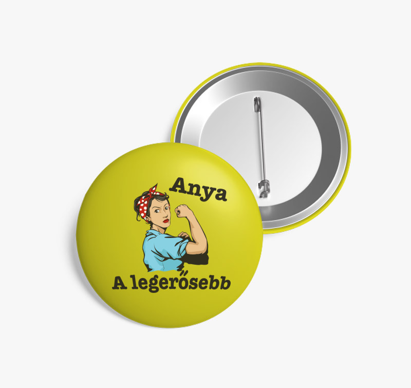 Anya a legerősebb anyáknak kitűző — Sárga