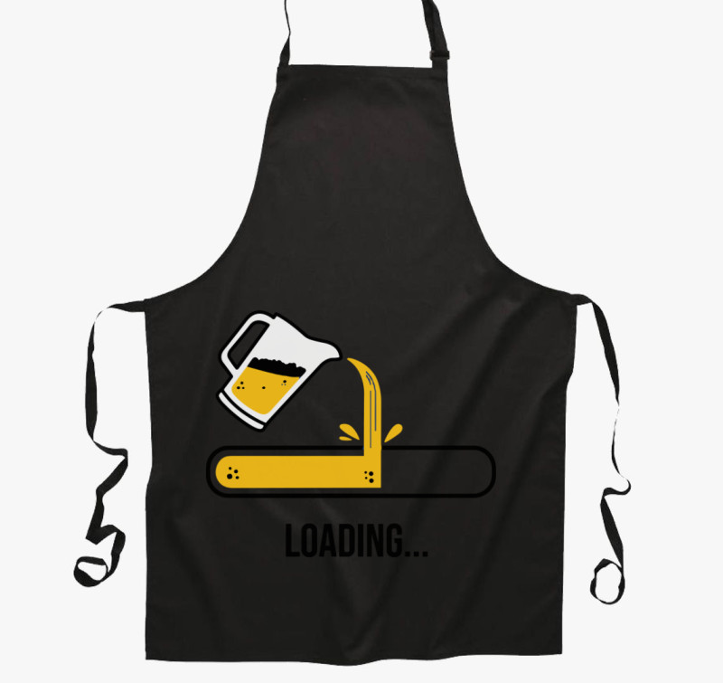 Beer Loading kötény — Fekete