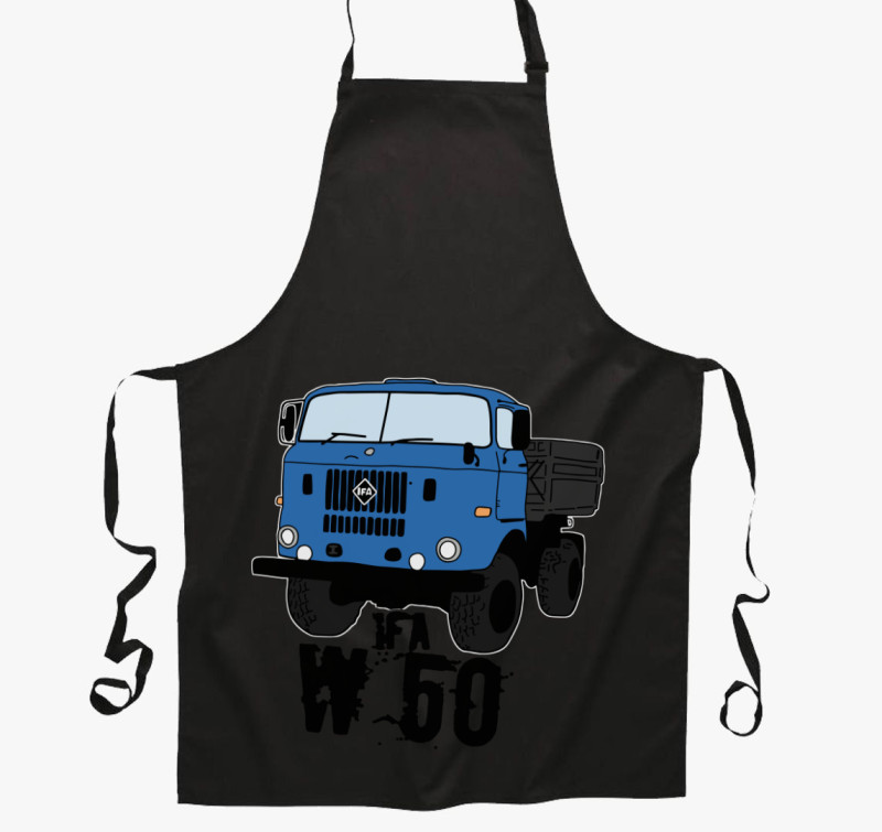 IFA W 50 kötény — Fekete