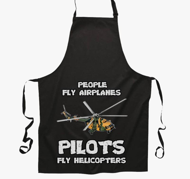 Fly Mi-17 kötény — Fekete