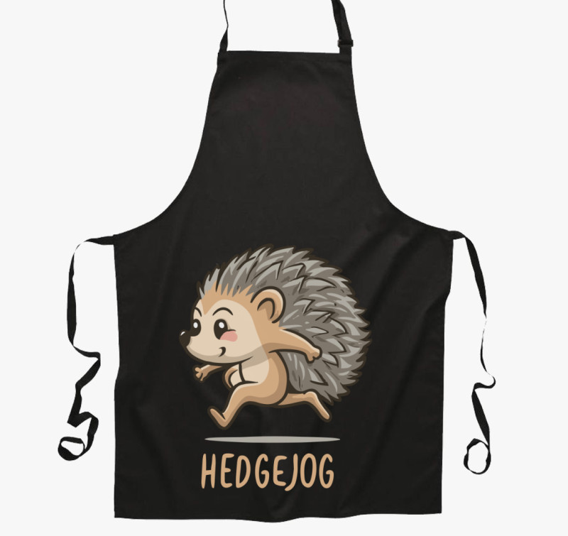 Hedgejog kötény — Fekete