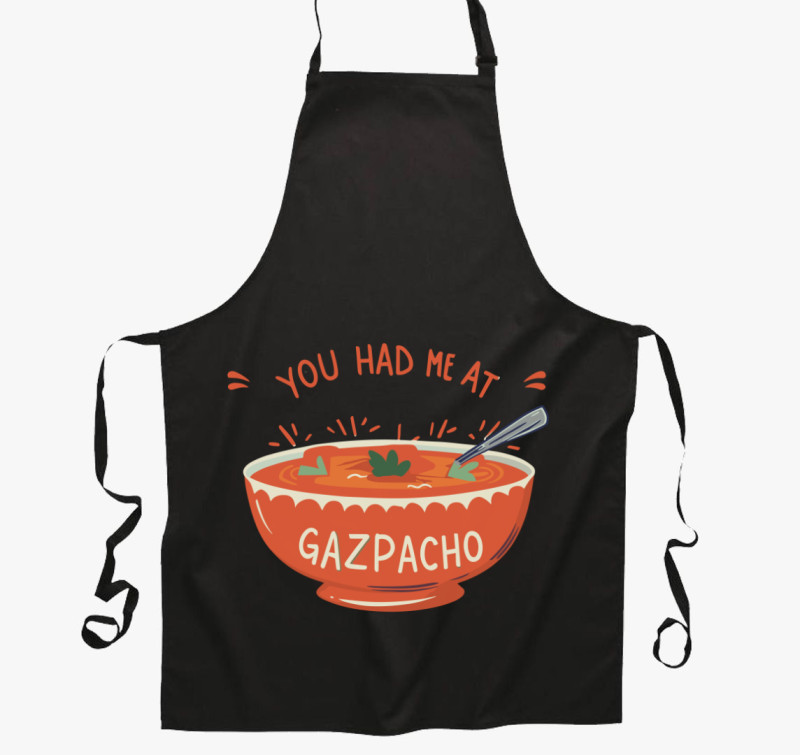 You had Gazpacho kötény — Fekete