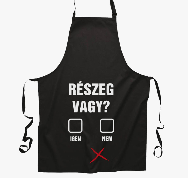 Részeg vagy kötény — Fekete