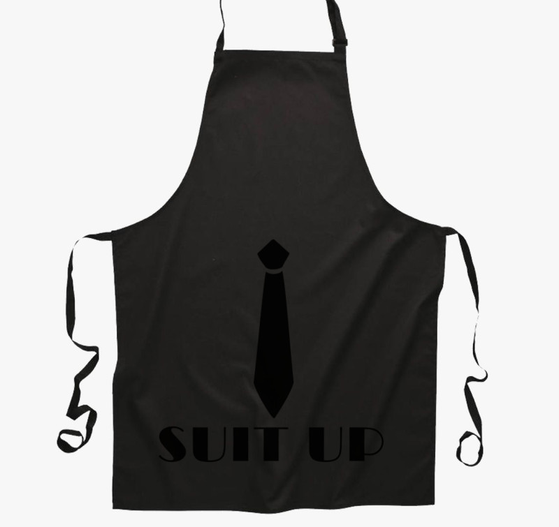 SUIT UP simple kötény — Fekete
