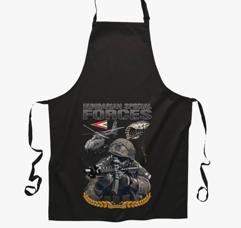 Hungarian Special Force kötény — Fekete