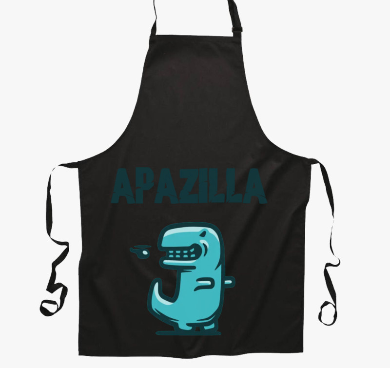 Apazilla kötény — Fekete