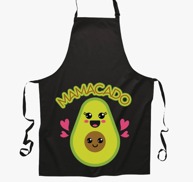 Mamacado kötény — Fekete