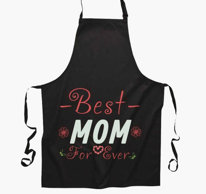 Best Mom for Ever póló — Fekete