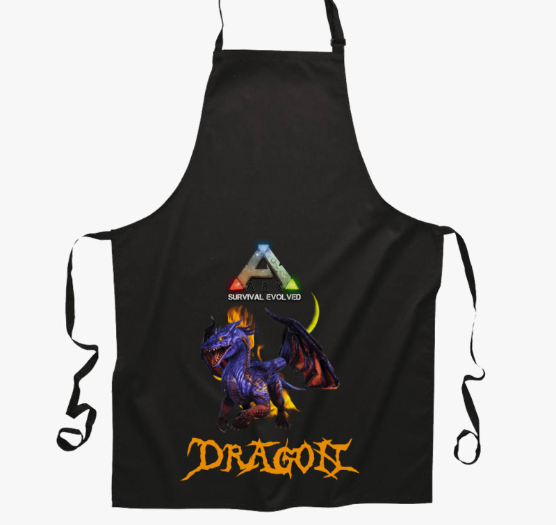 Ark Dragon kötény — Fekete
