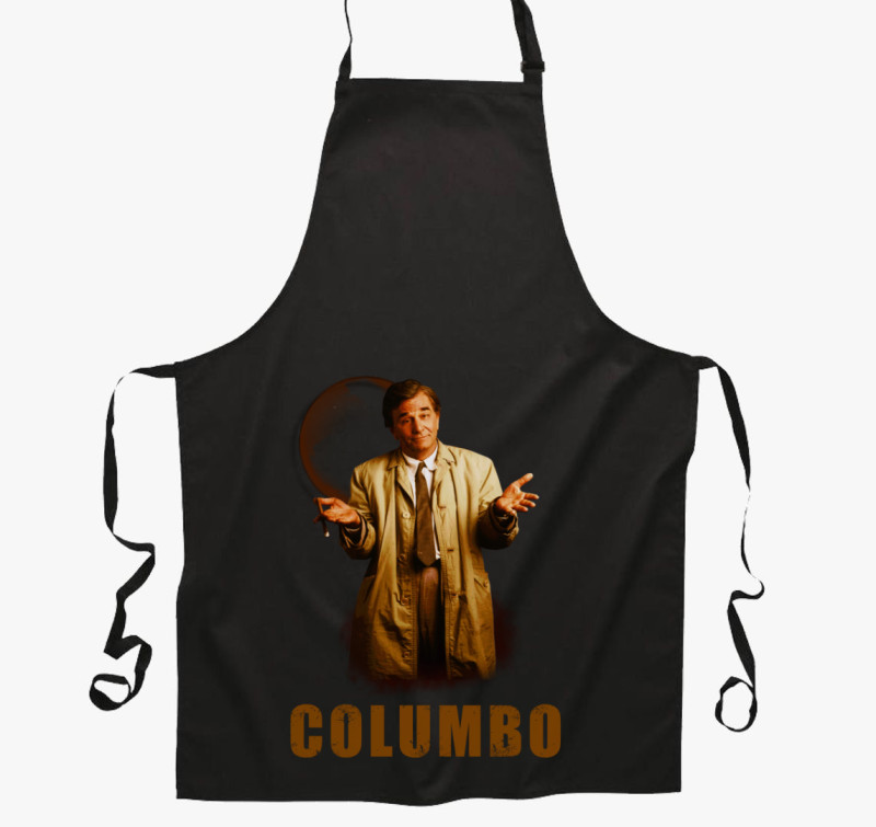 Columbo kötény — Fekete