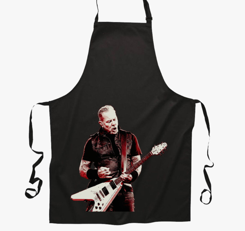 Metallica James Hetfield 2 kötény — Fekete