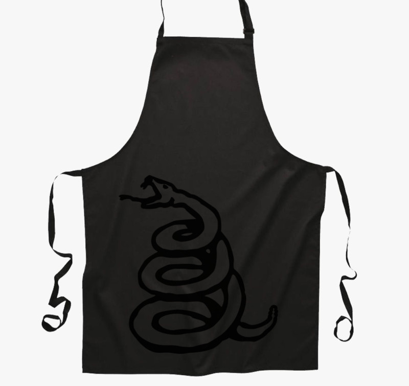 Metallica Black Snake kötény — Fekete