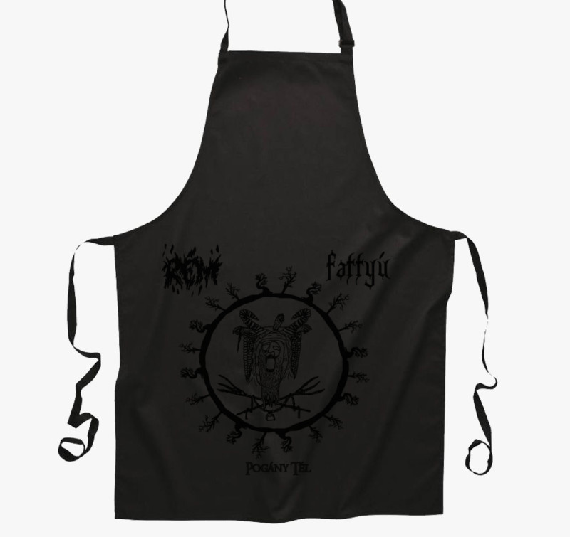 Fattyú X Rém Split - Pogány Tél kötény — Fekete