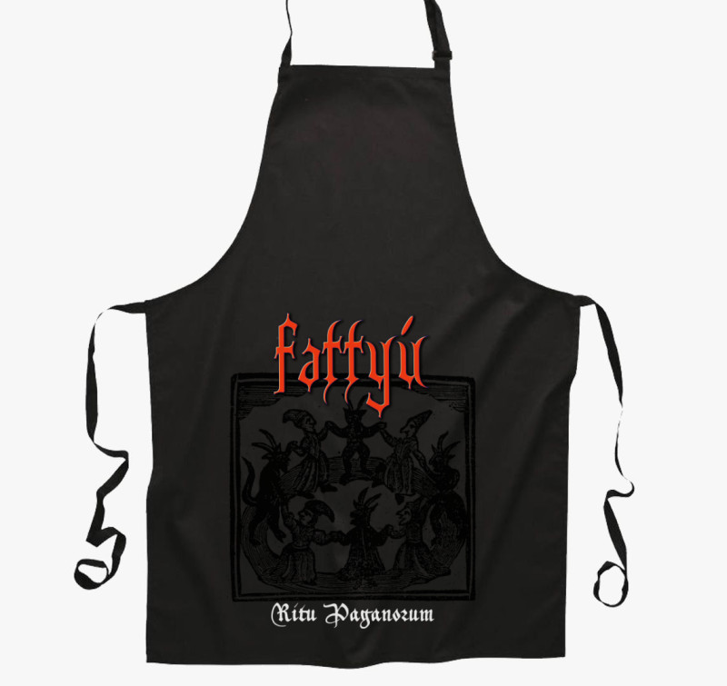 Fattyú - Ritu Paganorum kötény — Fekete