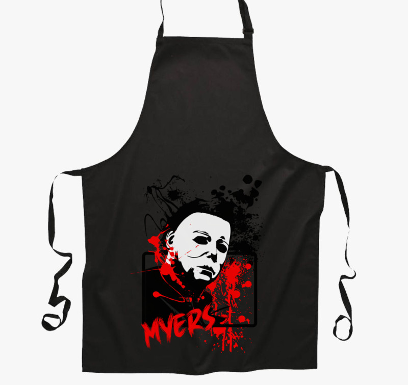 Myers arc kötény — Fekete