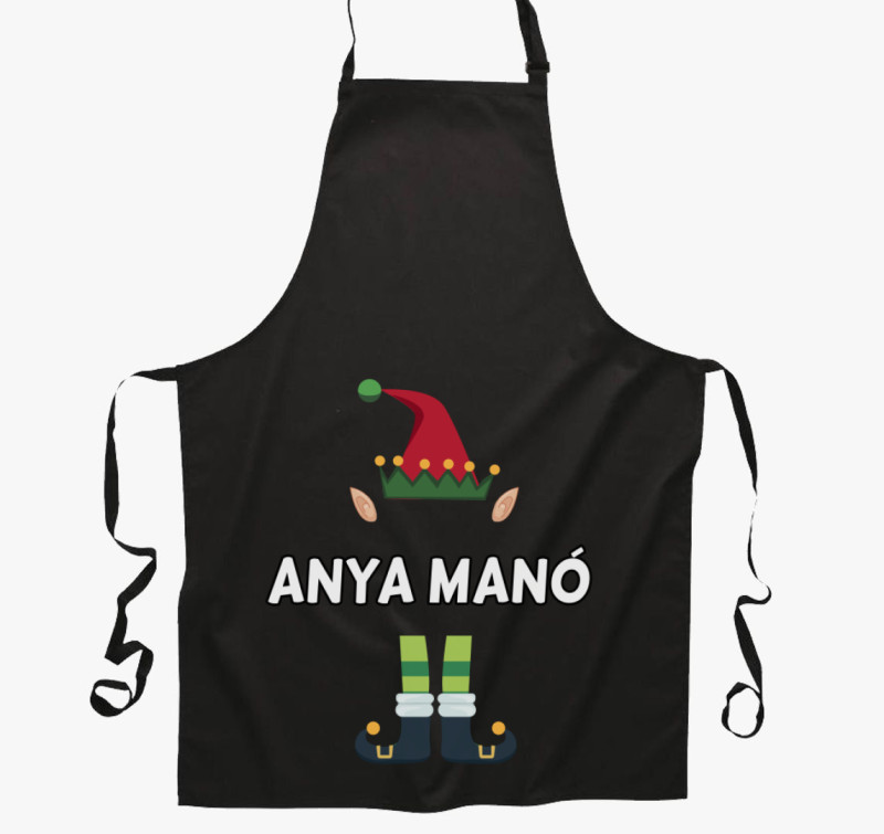 Anya manó kötény — Fekete